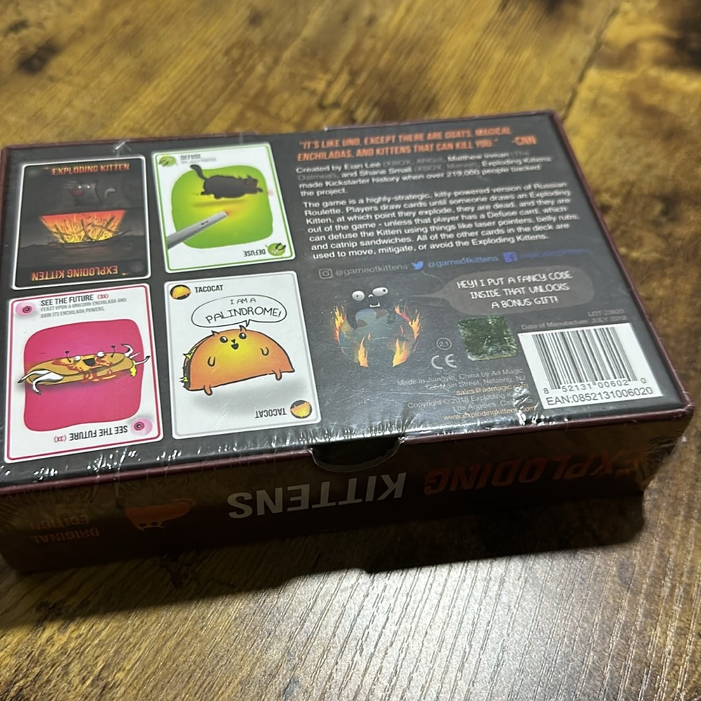 Exploding Kittens Card Game Original Addition - Picture 3 of 8